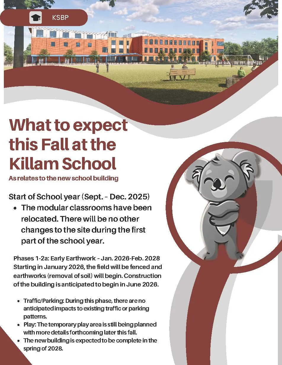 Killam project one-page overview flyer, September 2025